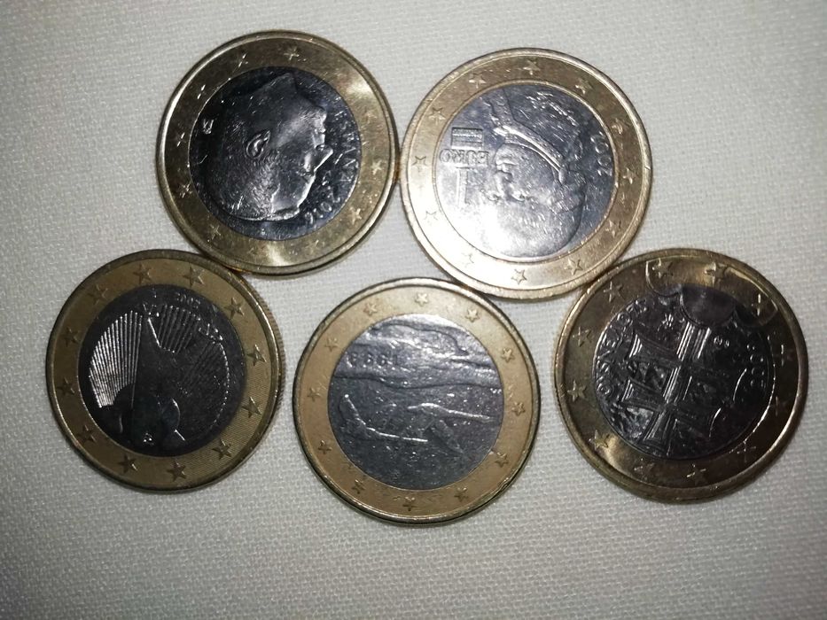 Moedas de Euro a bom preço.