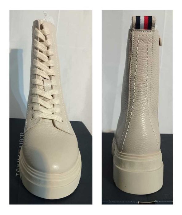 Tommy Hilfiger botas com atacadores Tam 37