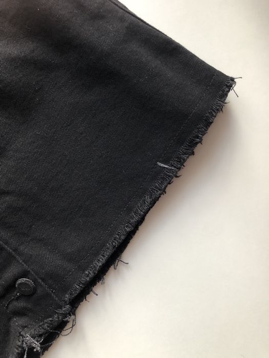 Спідниця жіноча джинсова на ґудзиках arox чорна