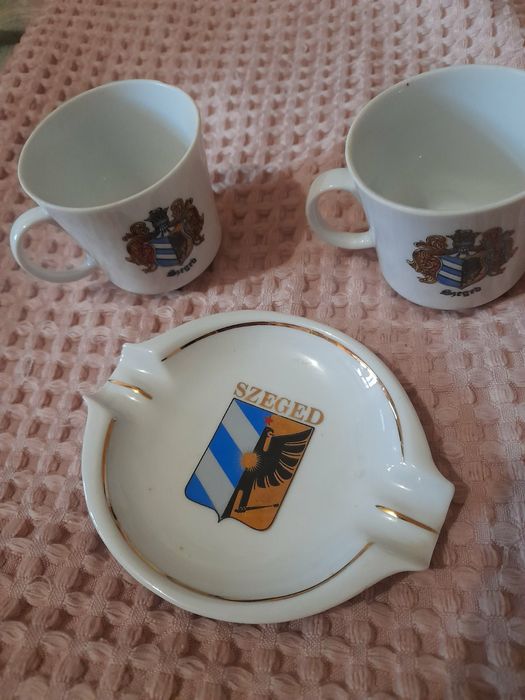 Набір кавовий + попельничка. Вінтаж. Угорщинаа