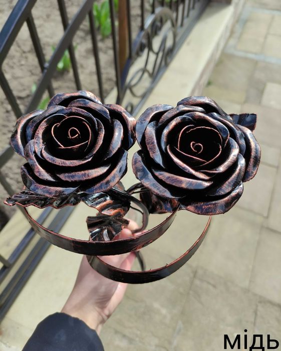 ковані рози. ручна робота
