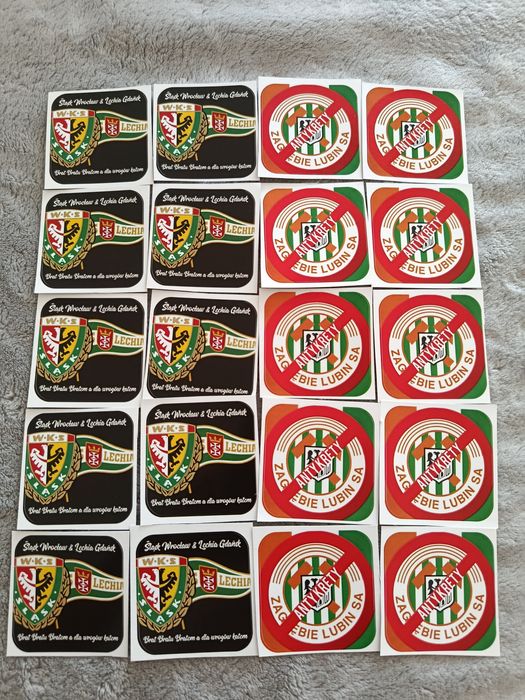 Wlepki Vlepki Lechia Gdańsk ,Śląsk Wrocław