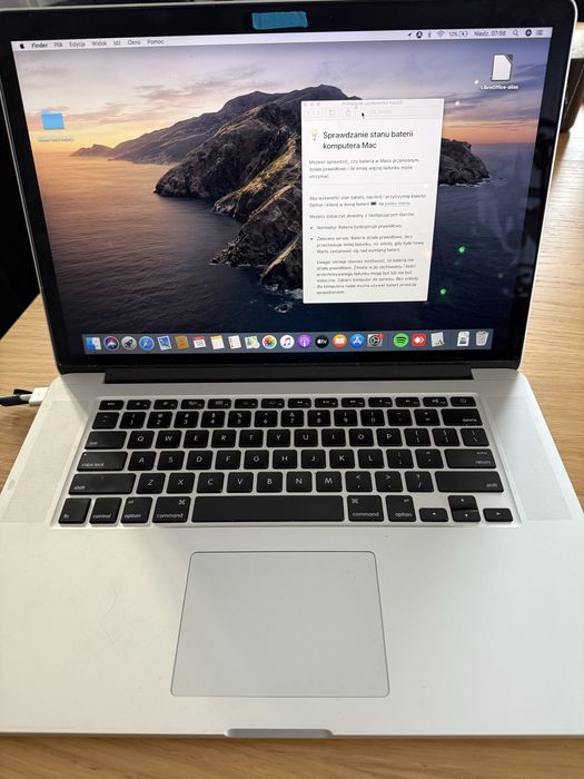 MacBook Pro  A1398 15,4”