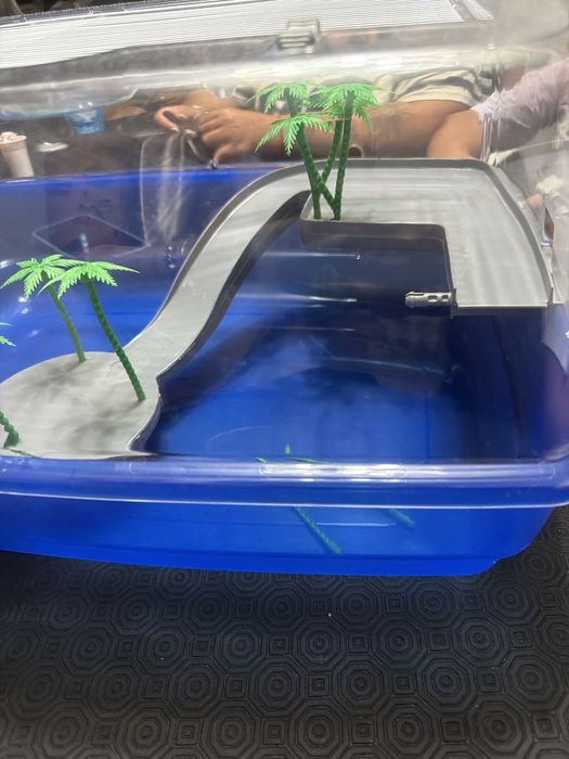 Aquário para tartarugas