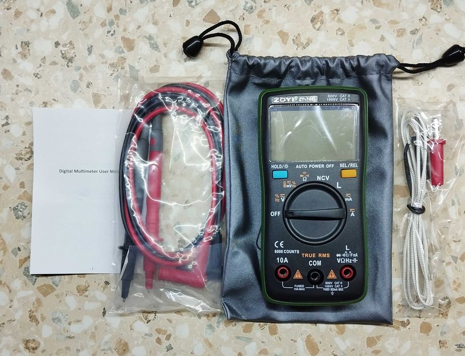 Цифровий мультіметр ZT-100  ZT-102L Новінка!