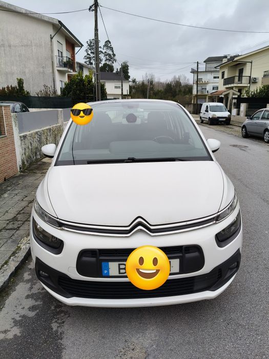 Citroen 2021 C4 Spacetourer Branco 1.5 Blue HDI diesel 7 lugares