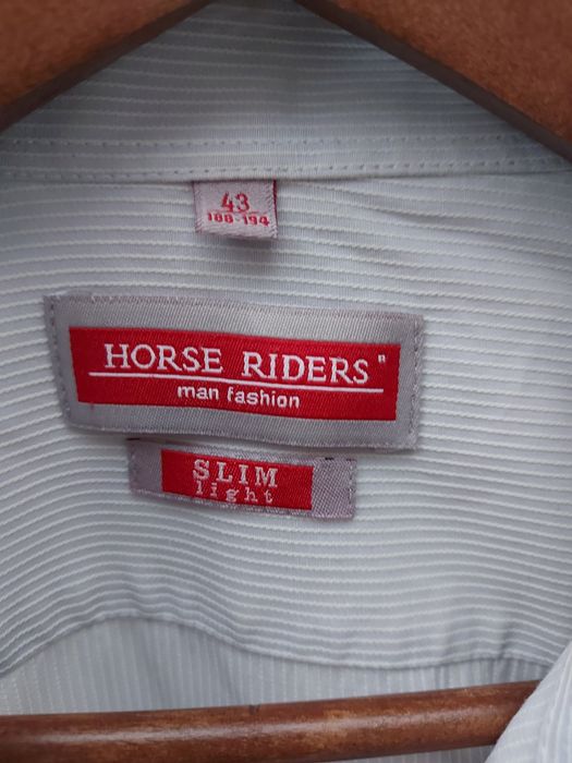 Koszula męska w drobne paski 43