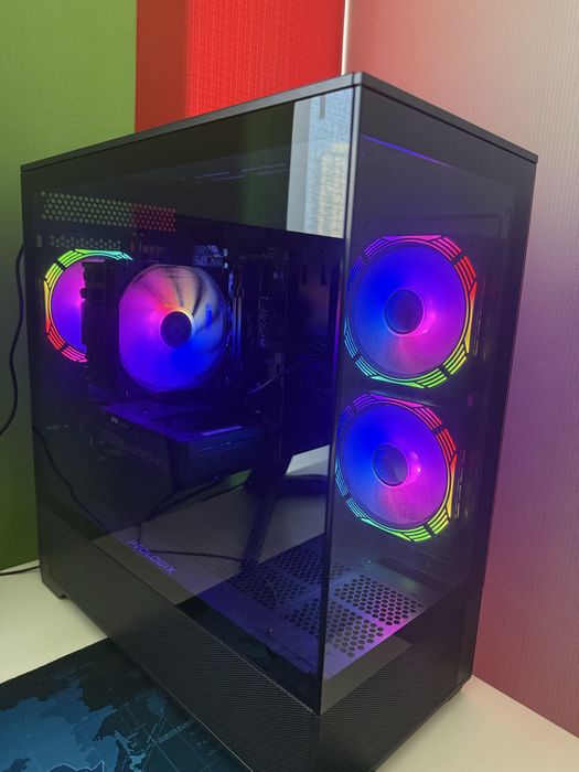 Игровой ПК / AMD Ryzen 5 5600X / RTX 5060 8 GB / 16 GB DDR4 / SSD 1 TB