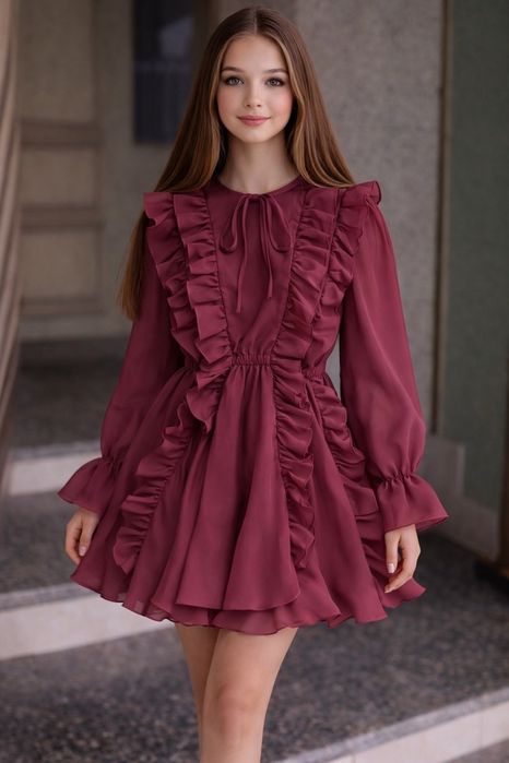 Нарядна сукня для дівчинки 134,140,146 152,158,164