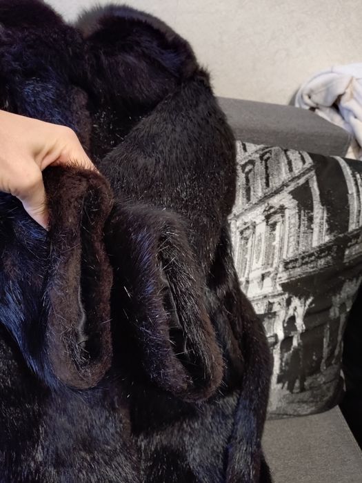 Шуба натуральна нутрія