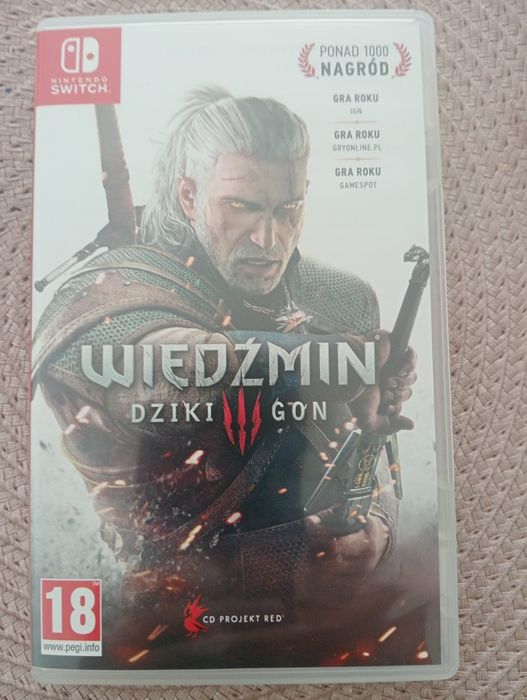Wiedźmin dziki gon dubbing pl Nintendo switch