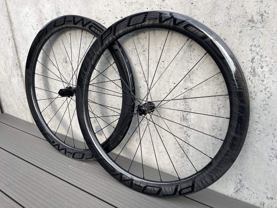 Koła carbon szosowe PRO-WAY TITANIUM 50mm MARBLE 1395g