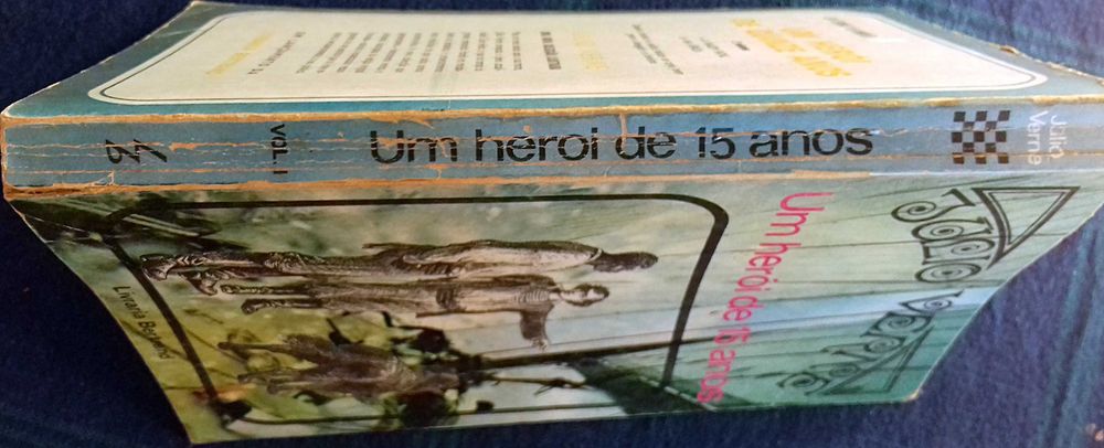 Julio Verne. Um Heroi de 15 Anos.  2 Vol . Inclui portes