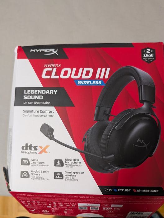 Słuchawki gamingowe hyperx cloud 3 wirlles