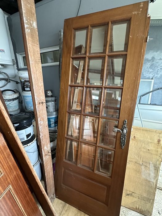 Portas com vidro madeira