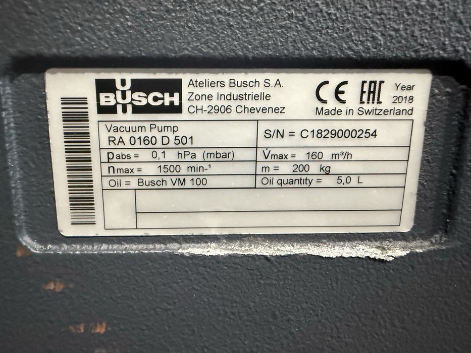 Вакуумний насос BUSCH R5 RA0160D