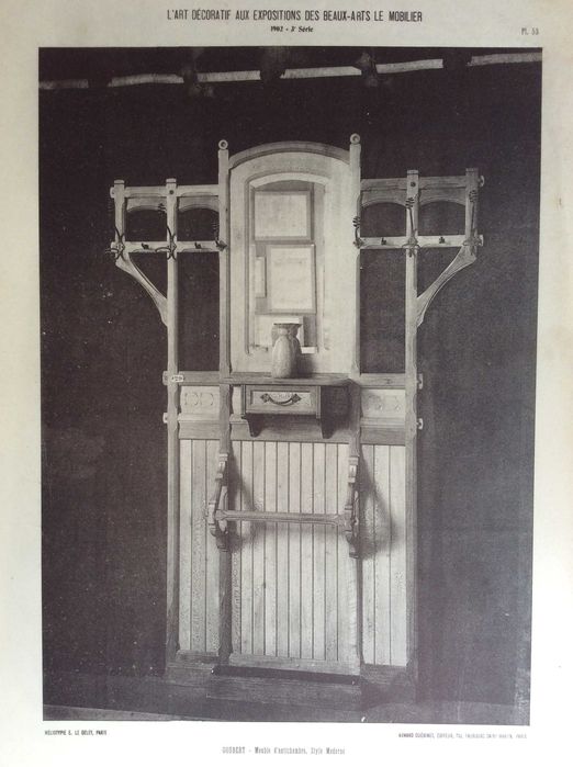 Tema: Mobiliário.  Estampas fotográficas.  Ano 1902.  Public. n.º 4