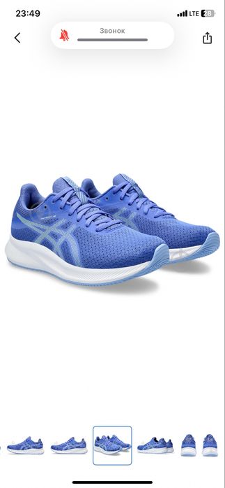 Кросівки asics блакитні