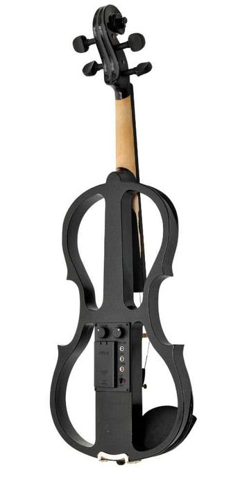 Skrzypce Elektryczne PE400 BK 4/4 + futerał + smyczek + kalafonia NOWE