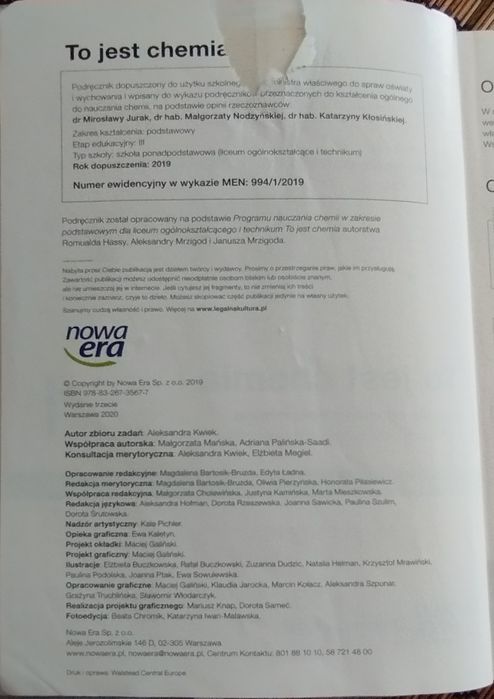 Podręcznik To jest chemia 1