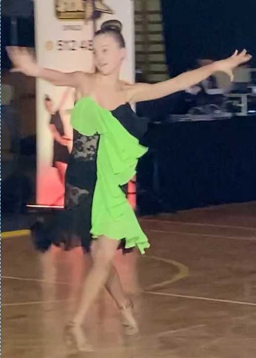 sukienka do tańca towarzyskiego