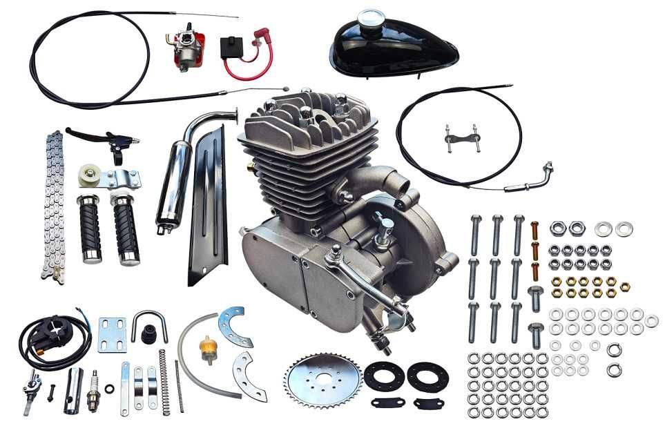 NOWY Cały ZESTAW Silnik 2T do Roweru MORETTI 80cc 3 lata GWARANCJI PL