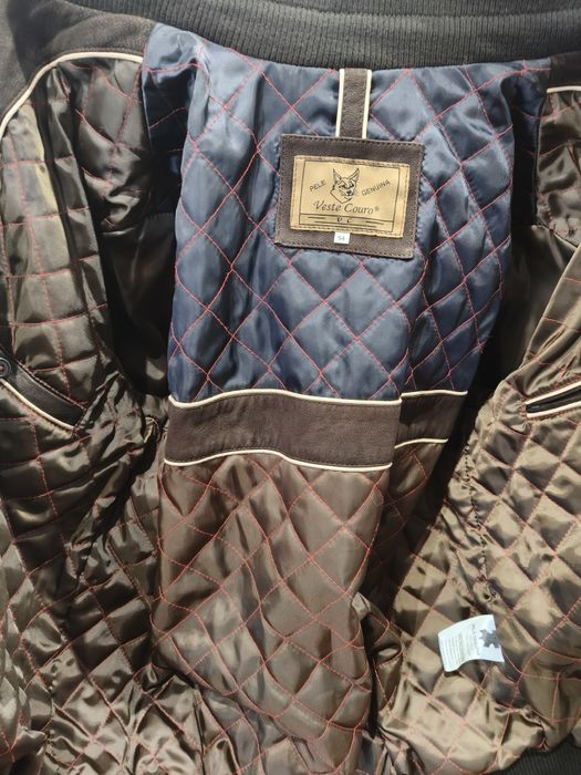 Blusão de Couro novo