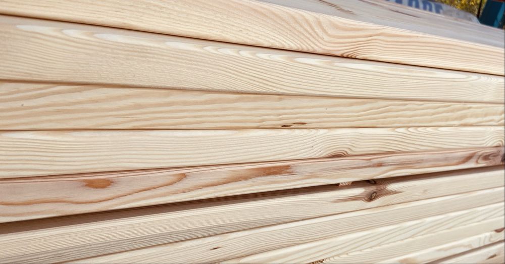 Deska tarasowa świerk 27x145 mm - dł. 420 cm Ryfel i Gładka