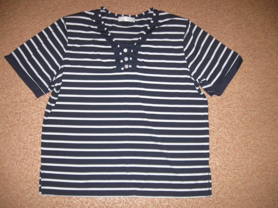 Блуза туника нова футболка большой размер