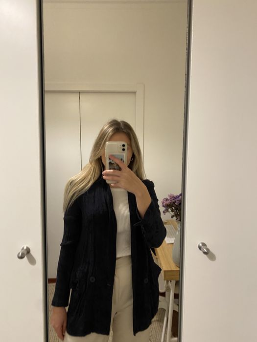 Blazer zara azul marinho