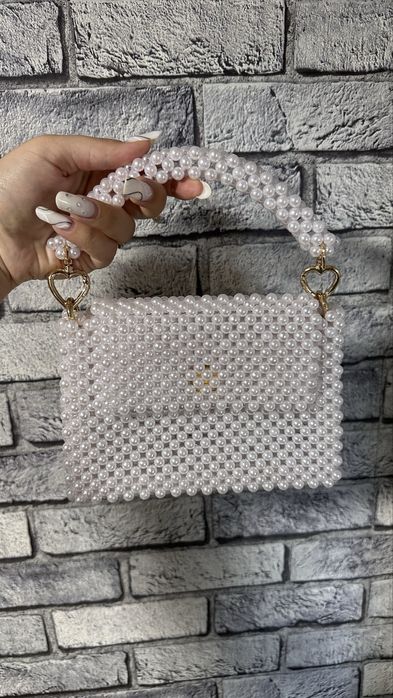 Сумка ручної роботи з намистин