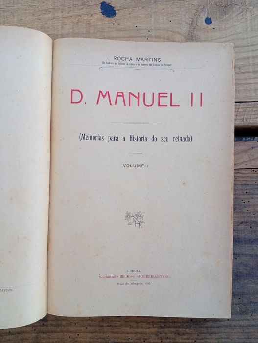 obra "D. Manuel II: Memórias para a História do seu Reinado"