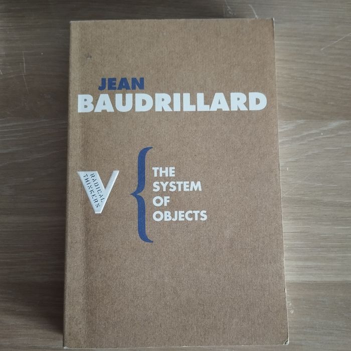 jean baudrillard system of objects