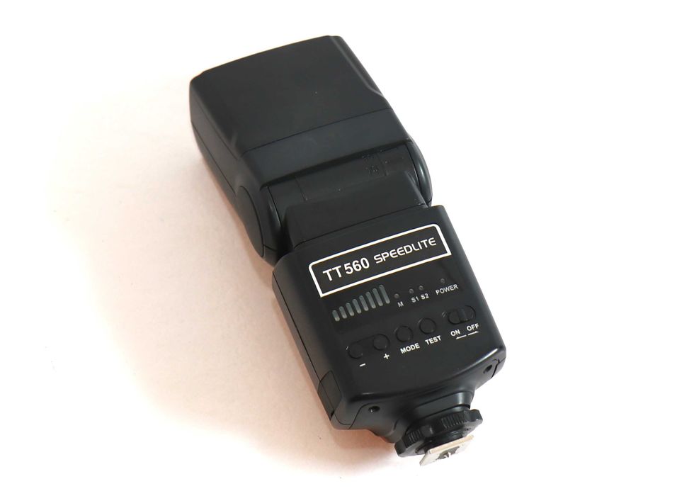 Flash externo Neewer Speedlite TT560 compatível com Canon e Nikon