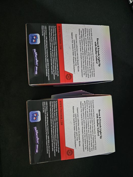 Pokemon Booster bundle prismatic evolution 2 sztuki nowe.