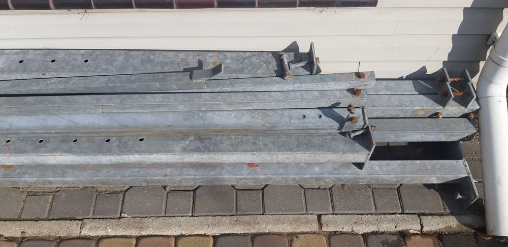 Łoże, podpora, stojak jachtu, solidny, składany, ocynk.