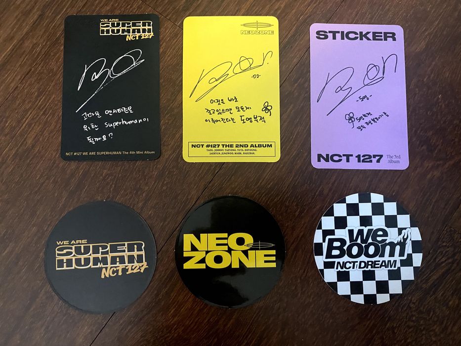 NCT photocards Kpop