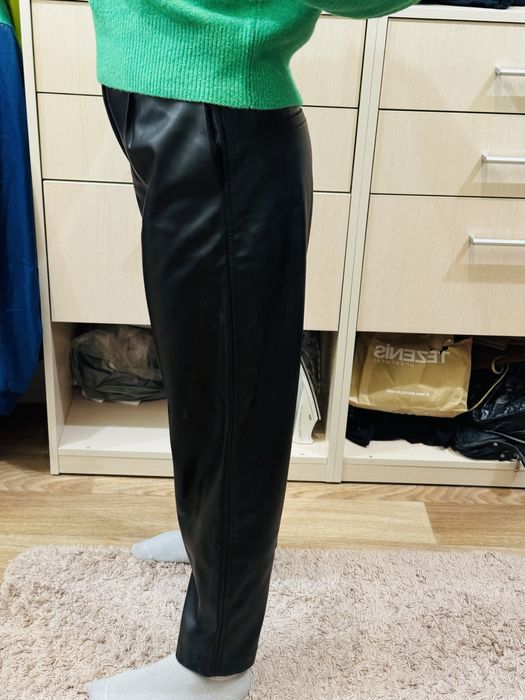 Mango брюки штаны эко кожа