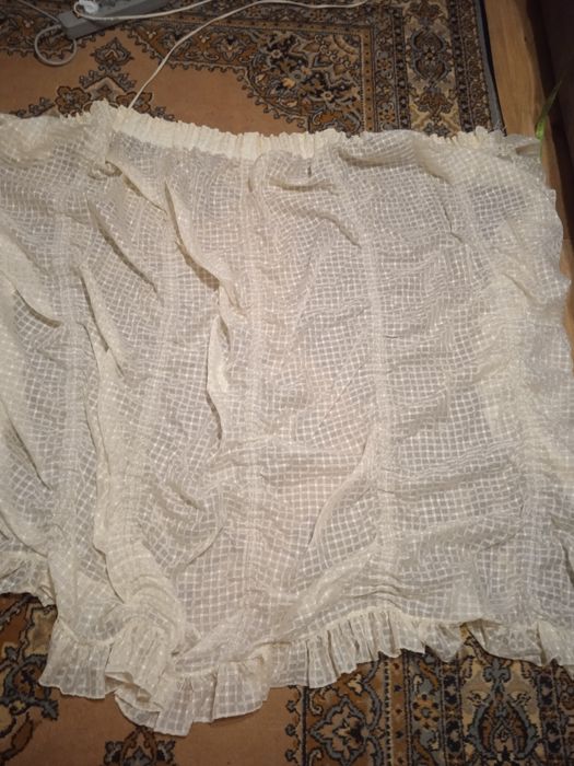 Продам штору с занавеской на кухню