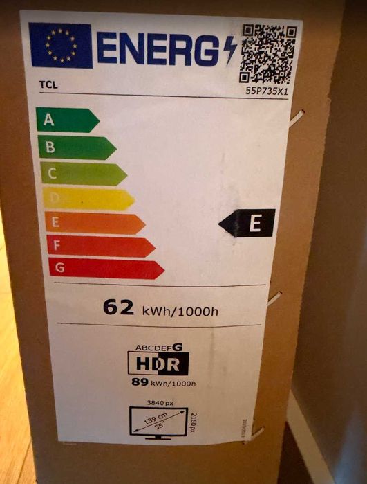 Telewizor TCL 55P735 55" 4K Smart TV Google TV / Dolby Vision