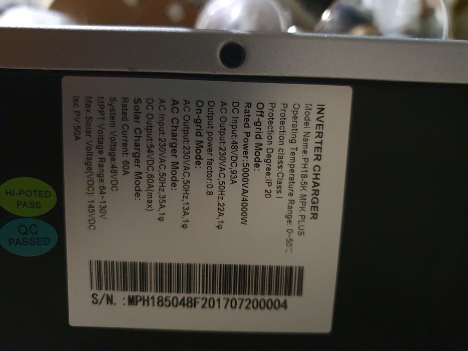 Hybrid Solar Inverter LUXEON 5kw