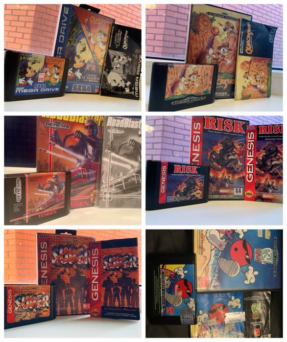 Картриджі Sega (Сега) Ліцензія!много новинок смотрите описание