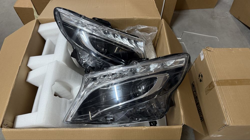Led Фари W447 Vito передні mercedess вито стиль 2014+ V-class оптика
