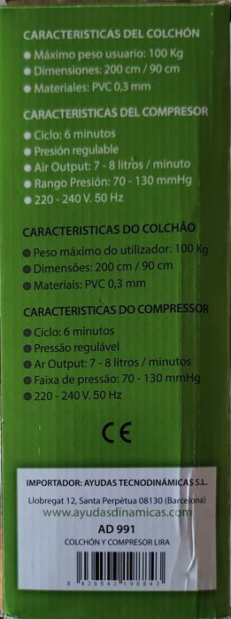 Colchão anti escaras