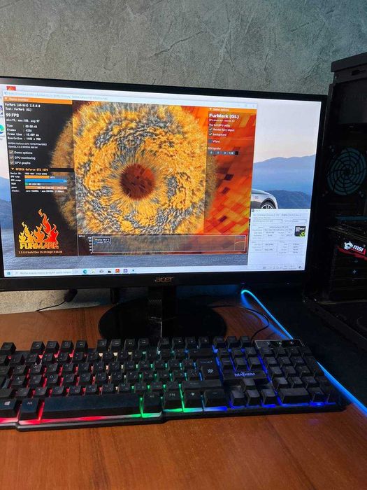 Игровой ПК GTX 1070 Компьютер XEON 8 ядер Стационарный блок 16GB ОЗУ