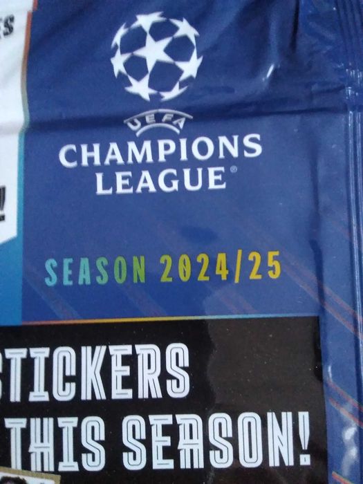 Album naklejki piłkarskie topps 2024/25 całość