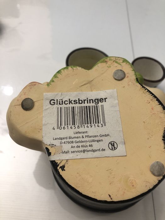 Три маленьки горщики для квітів