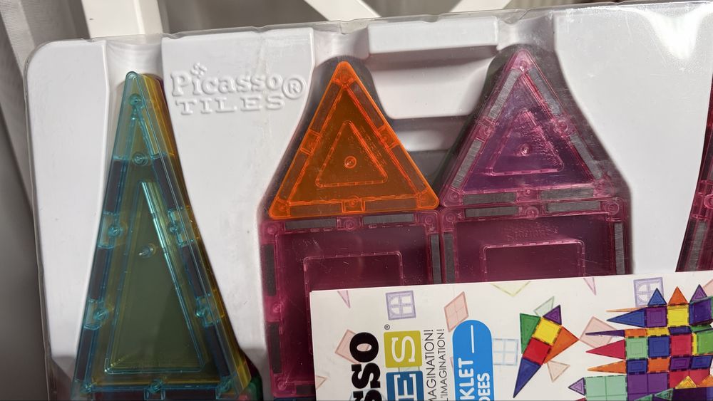 Магнітний конструктор Picasso Tiles Mini Diamonds Series Set 100 детал
