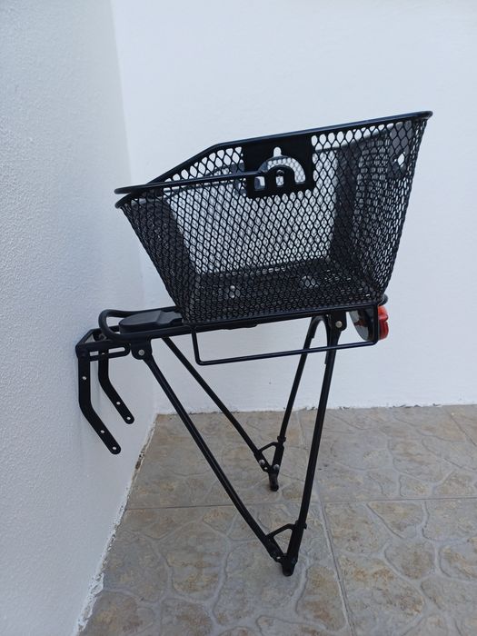 Porta Bagagem Bicicleta com cesto