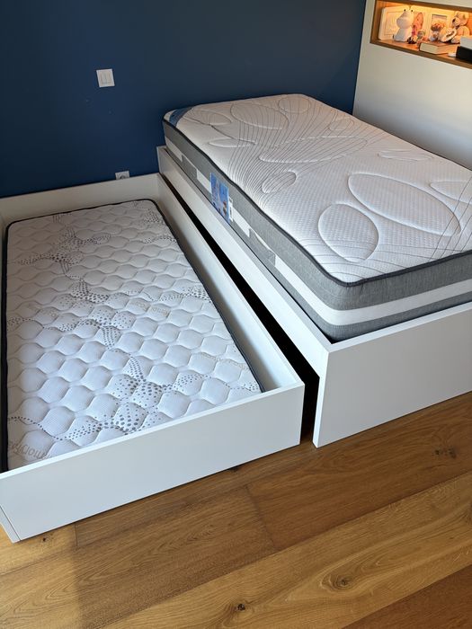 Cama de solteiro 190x90 com gavetao